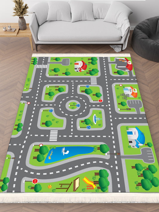 CK-10164A – Makinede yıkanabilir, Kaymaz taban, Dijital baskı halı