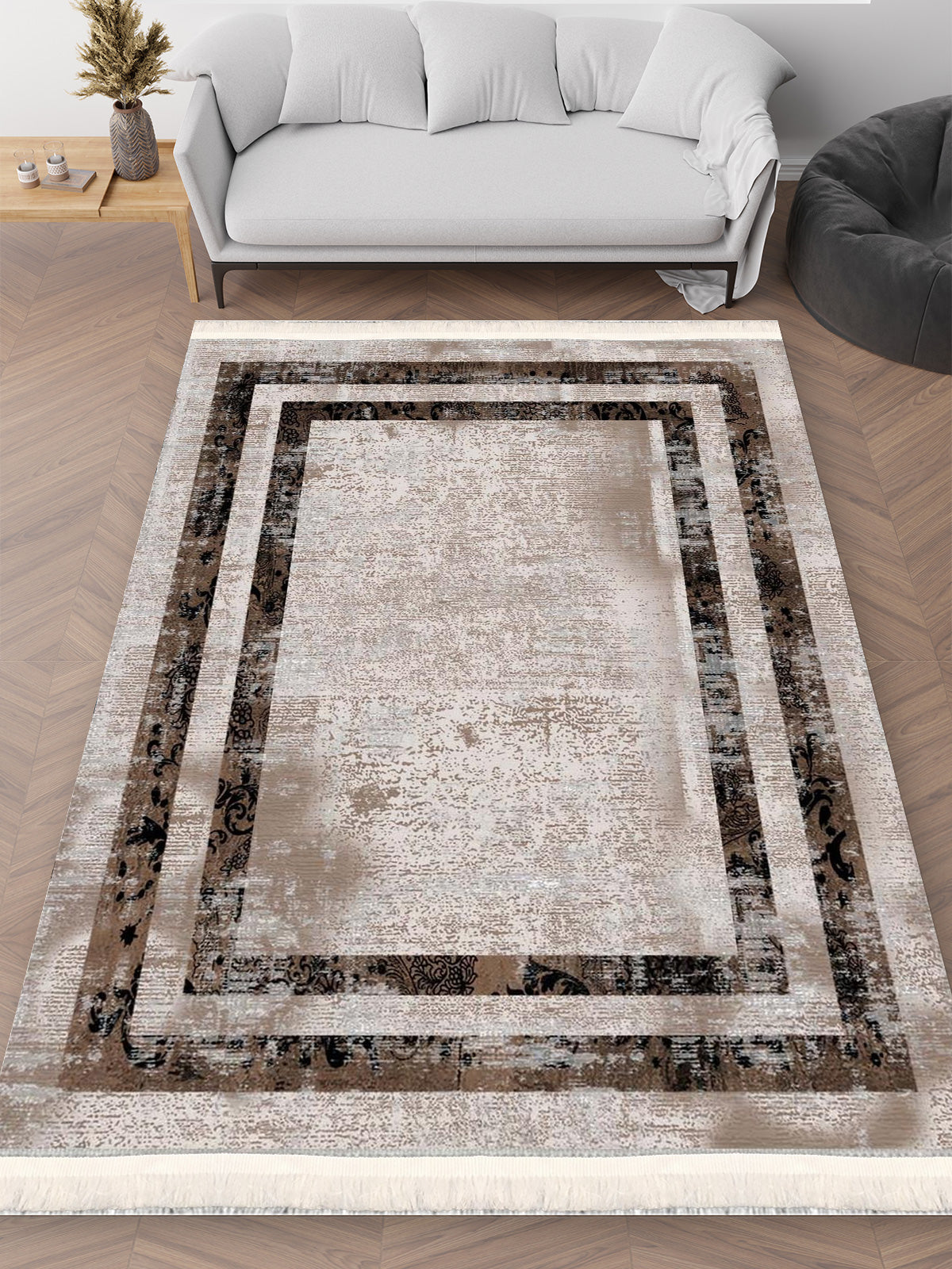 DK-5268B – Makinede yıkanabilir, Kaymaz taban, Dijital baskı halı