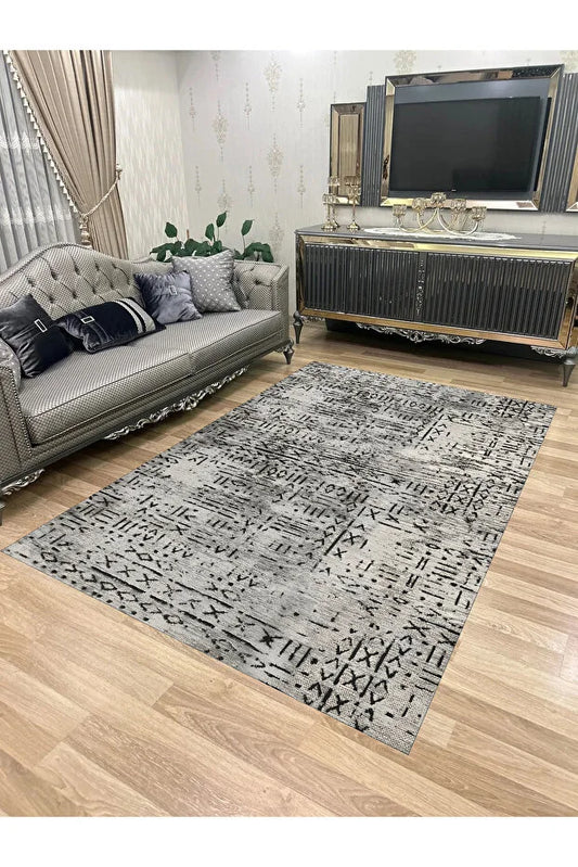 KEÇE-1111 – Makinede yıkanabilir, Kaymaz taban, Dijital baskı halı