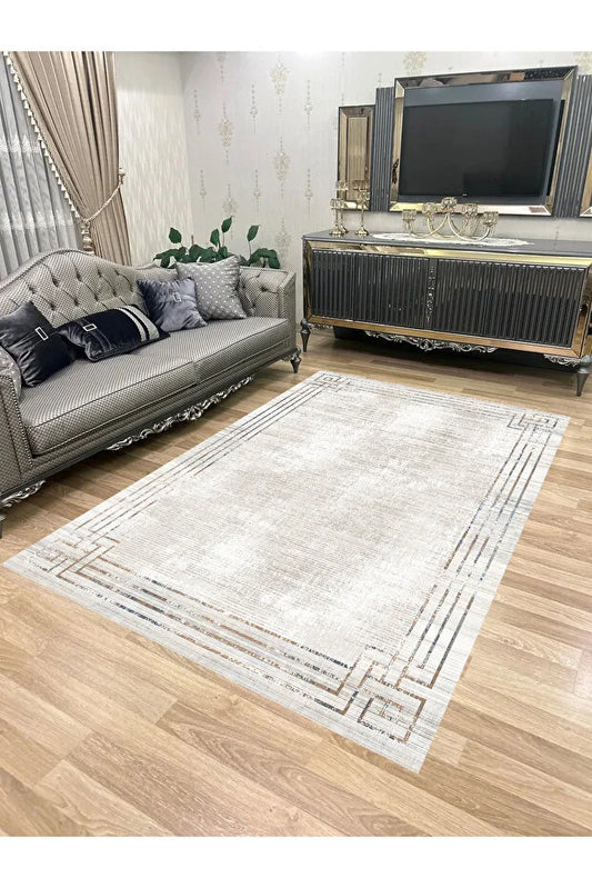 KEÇE-1166 – Makinede yıkanabilir, Kaymaz taban, Dijital baskı halı
