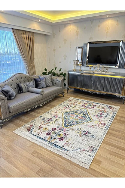 KEÇE-ISPARTA – Makinede yıkanabilir, Kaymaz taban, Dijital baskı halı