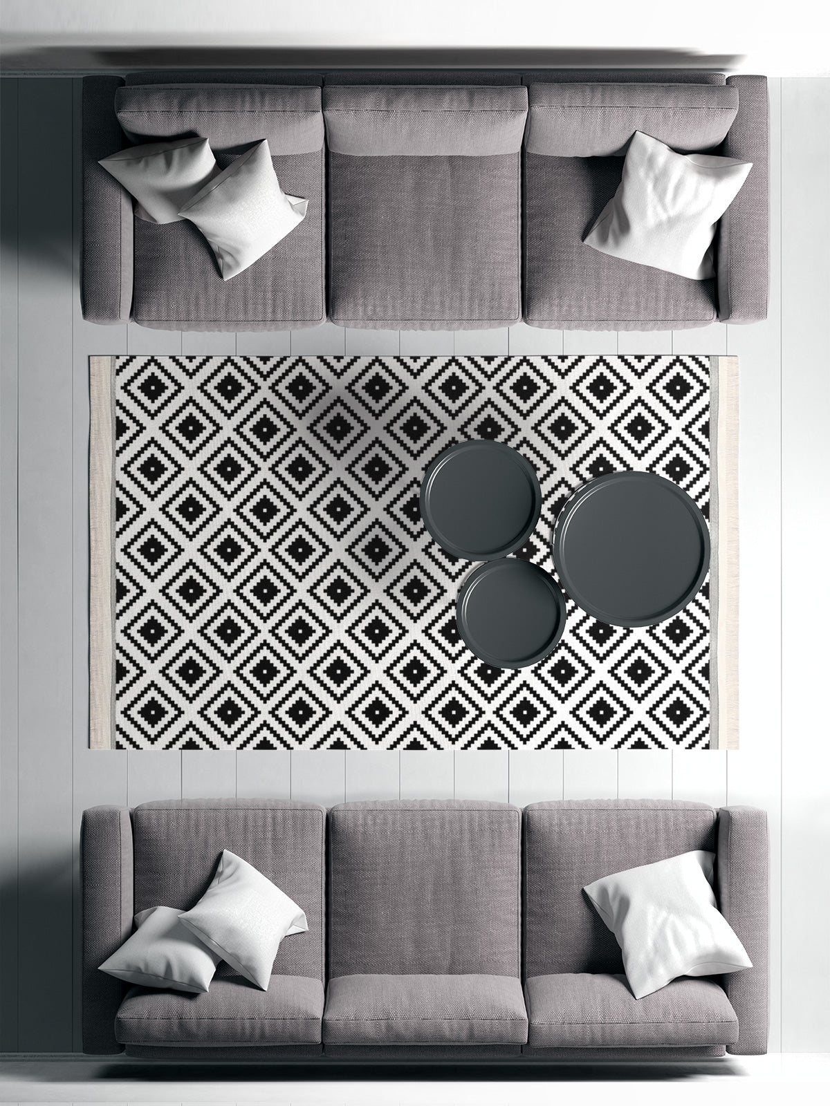 MD-0007A – Makinede yıkanabilir, Kaymaz taban, Dijital baskı halı