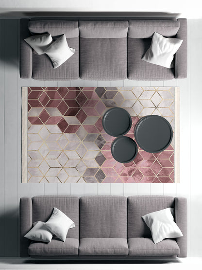 MD-0033M – Makinede yıkanabilir, Kaymaz taban, Dijital baskı halı