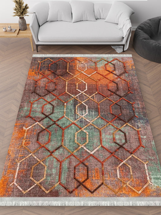 MD-0041H – Makinede yıkanabilir, Kaymaz taban, Dijital baskı halı