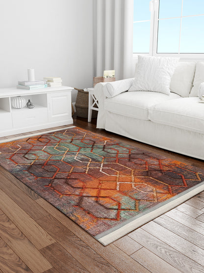 MD-0041H – Makinede yıkanabilir, Kaymaz taban, Dijital baskı halı
