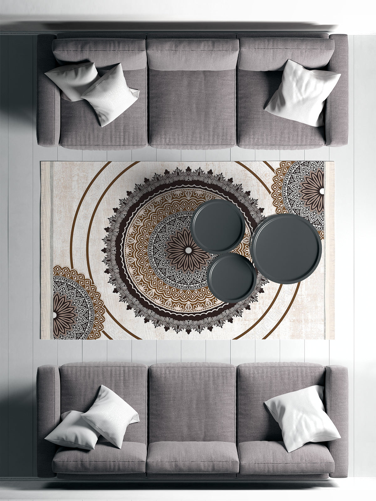 MD-0202A – Makinede yıkanabilir, Kaymaz taban, Dijital baskı halı