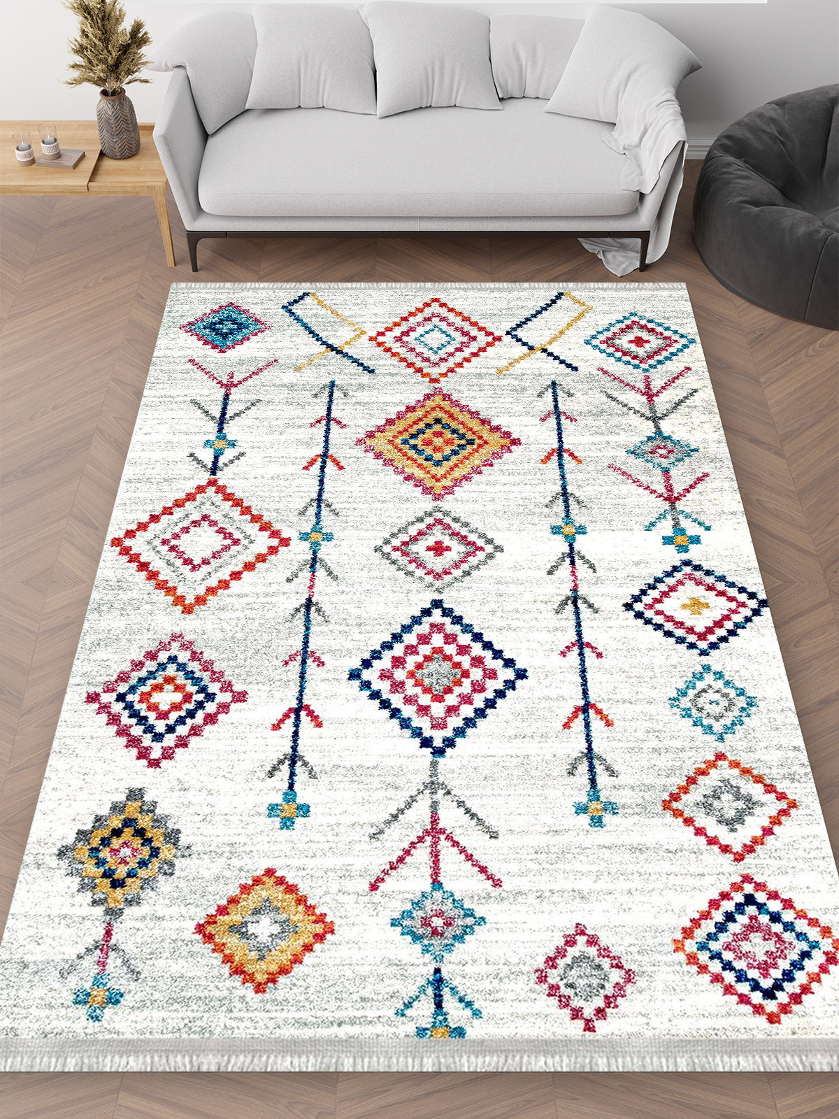 OT-4104L – Makinede yıkanabilir, Kaymaz taban, Dijital baskı halı