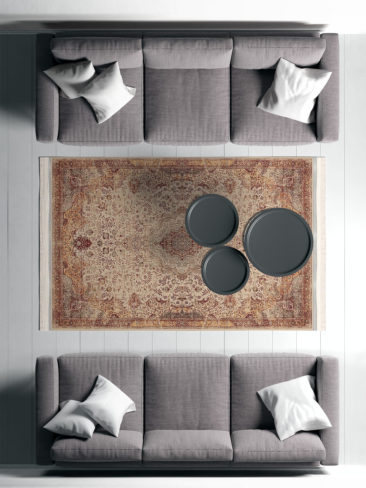 OT-4109B – Makinede yıkanabilir, Kaymaz taban, Dijital baskı halı