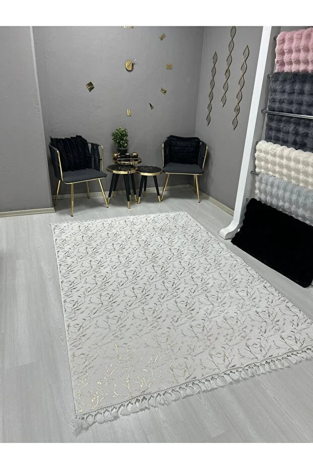 TR2023-BEYAZGOLDSİM – Makinede yıkanabilir, Kaymaz taban, Dijital baskı halı